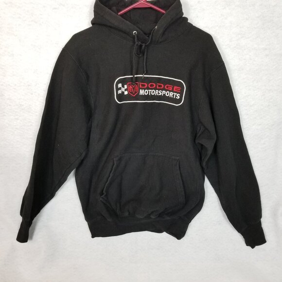 Vtg DODGE MOTORSPORTS Embroidered Logo Hoodie Hooded Sweatshirt Size Small ~4455 - Picture 3 of 6